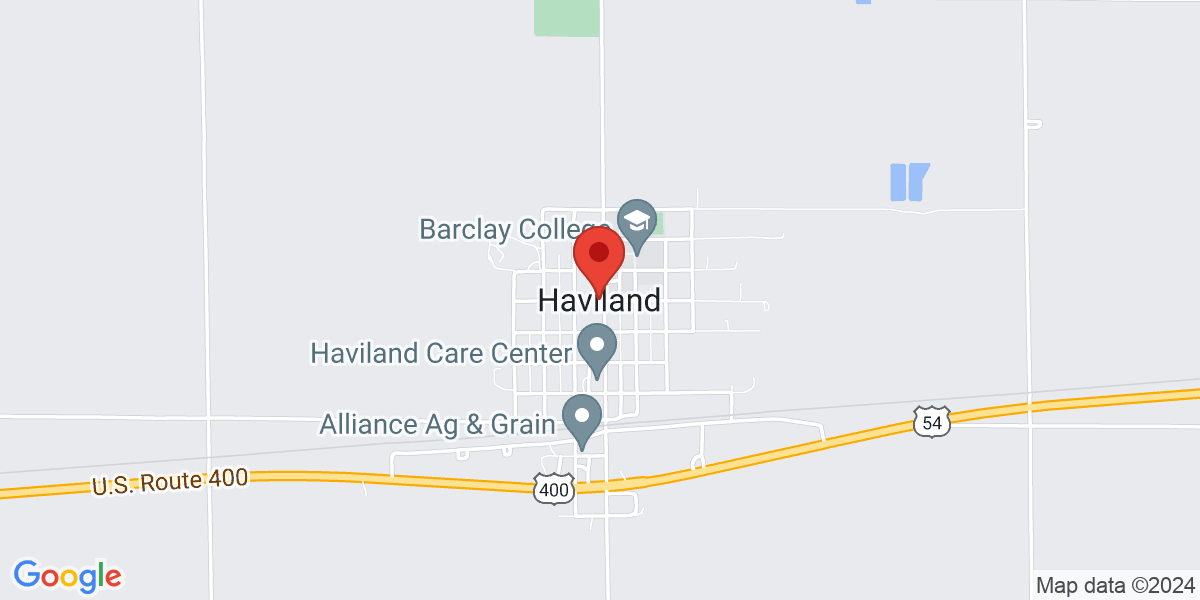 Map of Haviland Public Library