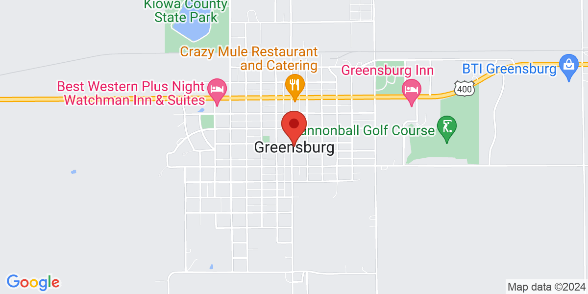 Map of Greensburg Public Library